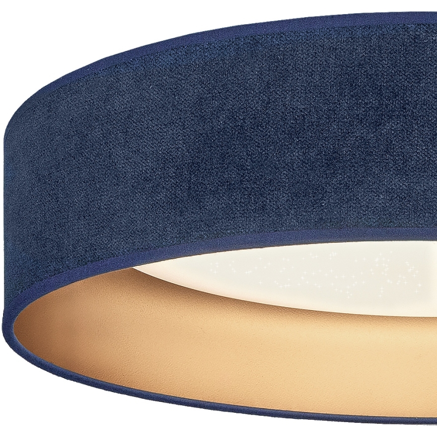 Brilagi - dæmpbar LED-loftlampe VELVET SMARTIX STARS LED/36W/230V 3000-6000K Ø 55 cm blå/guld Wi-Fi Tuya Beacon + fjernbetjening
