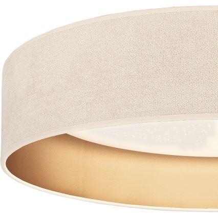 Brilagi - LED-dæmpbar loftlampe VELVET SMARTIX STARS LED/36W/230V 3000-6000K Ø 55 cm creme/guld Wi-Fi Tuya Beacon + fjernbetjening
