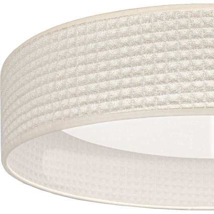 Brilagi - LED dæmpbar loftlampe VELVET SMARTIX STARS LED/24W/230V 3000-6000K Ø 45 cm cremefarvet Wi-Fi Tuya Beacon + fjernbetjening