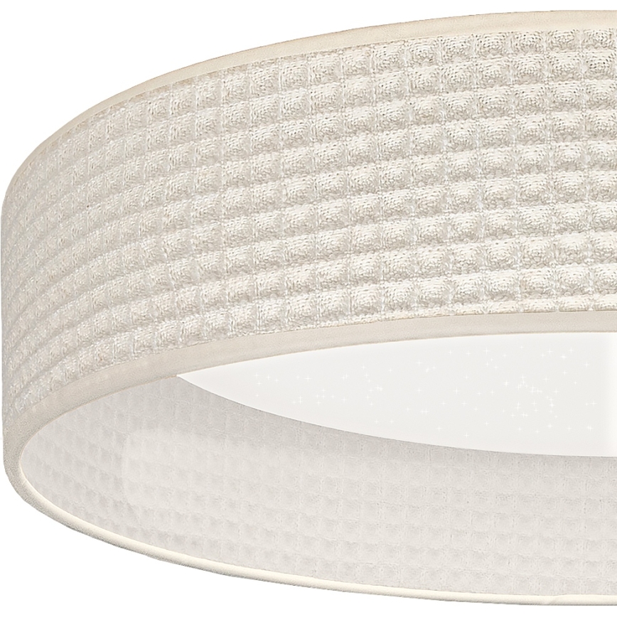 Brilagi - LED dæmpbar loftlampe VELVET SMARTIX STARS LED/24W/230V 3000-6000K Ø 45 cm cremefarvet Wi-Fi Tuya Beacon + fjernbetjening