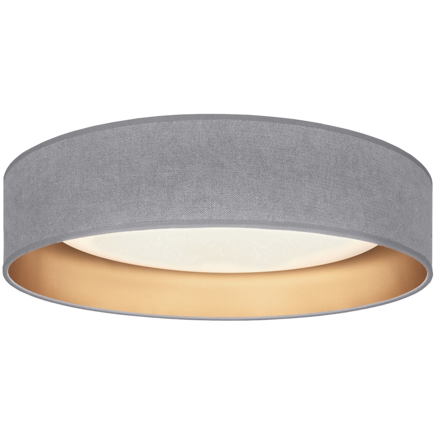 Brilagi - LED-dæmpbar loftlampe VELVET SMARTIX STARS LED/24W/230V 3000-6000K Ø 45 cm grå/guld Wi-Fi Tuya Beacon + fjernbetjening