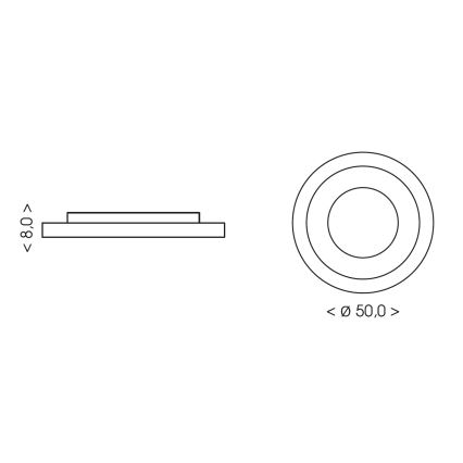 BRILAGI - LED Dæmpbar loftlampe til børn ASTRO LED/68W/230V 3000-6000K Ø 50 cm + fjernbetjening