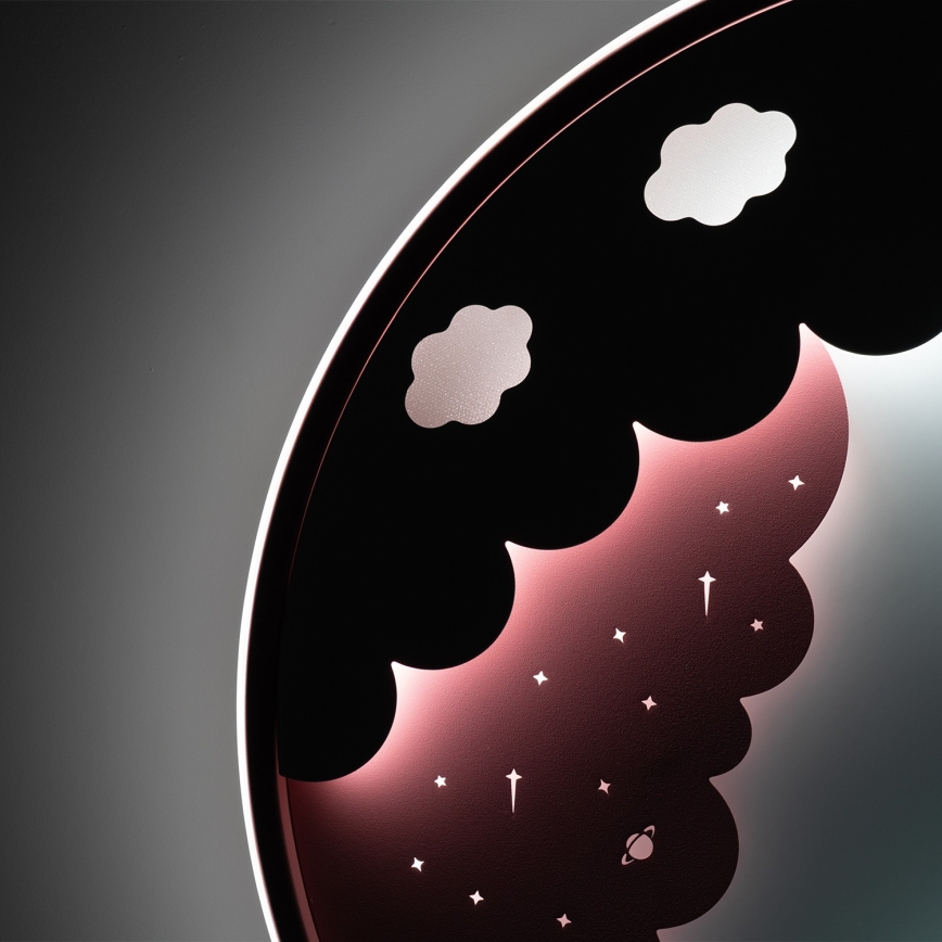 Brilagi - LED dæmpbar loftlampe til børn UNICORN LED/68W/230V 3000-6000K pr. 49 cm + fjernbetjening