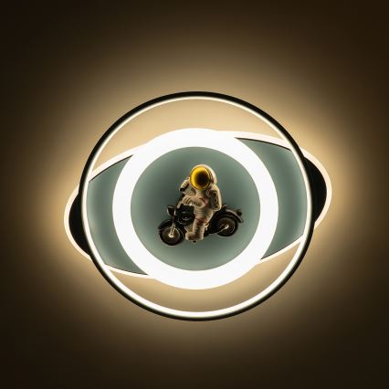 Brilagi - LED-dæmpbar loftlampe til børn ASTRO LED/68W/230V 3000-6000K + fjernbetjening