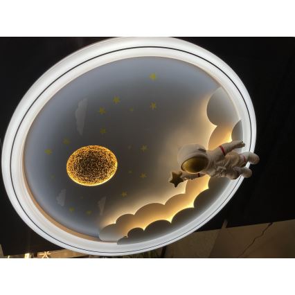 Brilagi - Dæmpbar loftlampe til børneværelset LED/42W/230V 3000/5700K astronaut