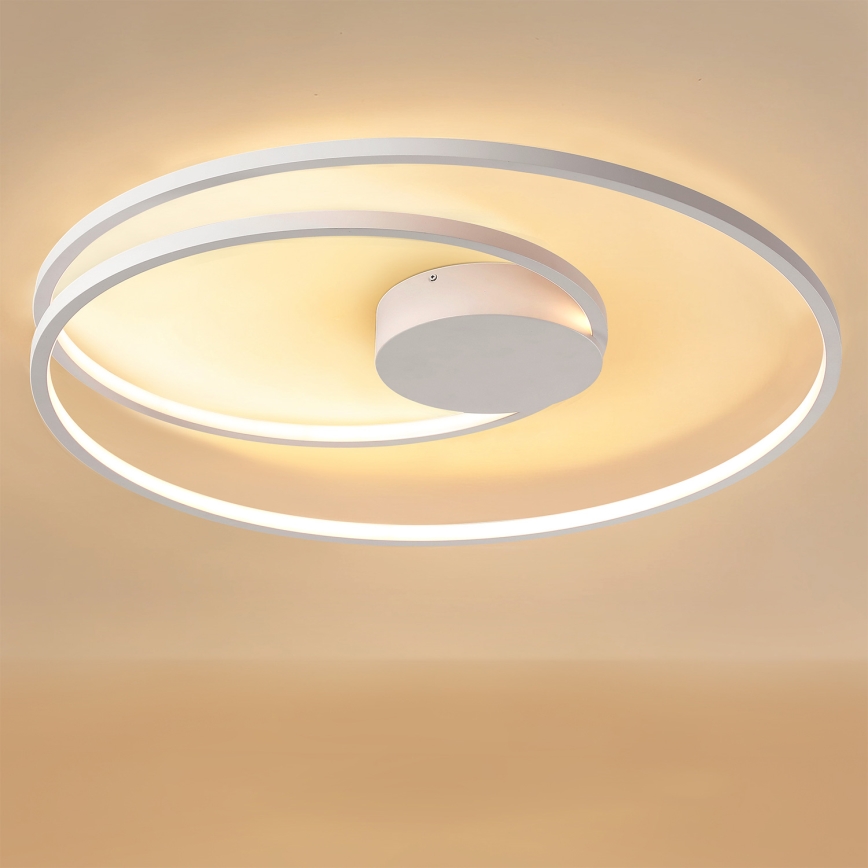 Brilagi - LED dæmpbar loftlampe TWISTER LED/105W/230V 3000-6000K Ø 100 cm hvid + fjernbetjening