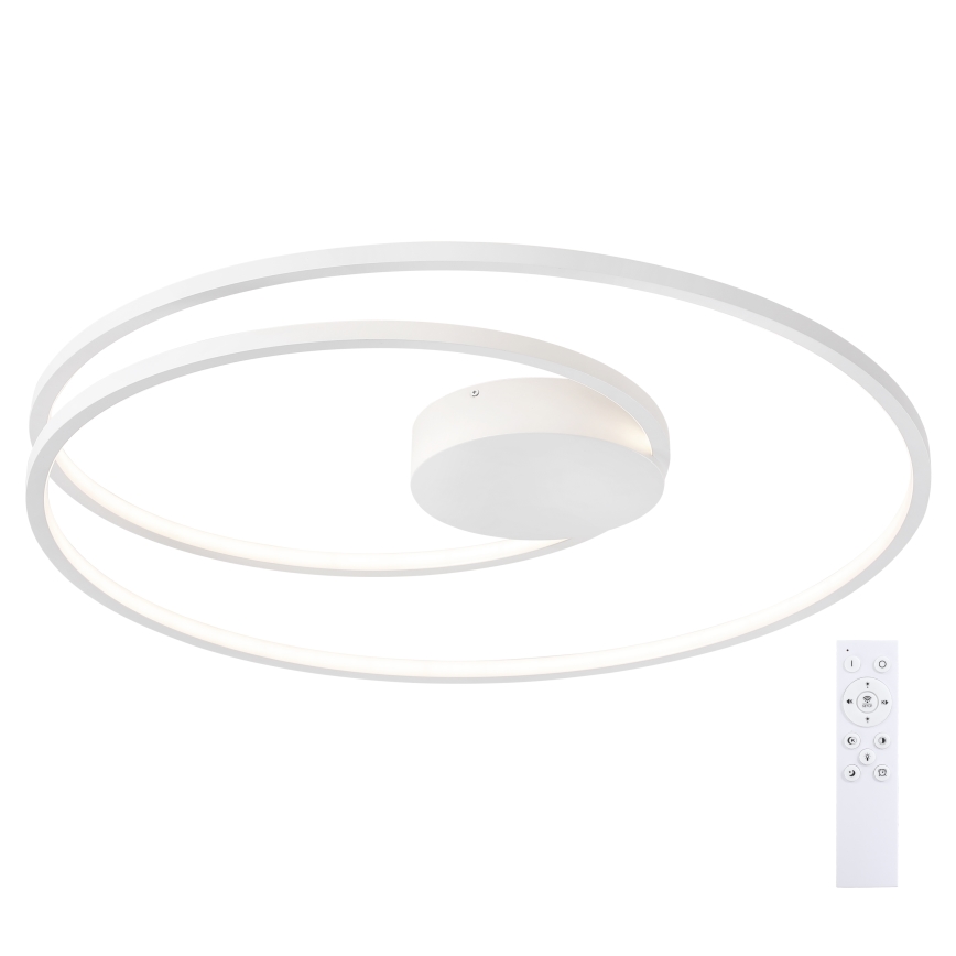 Brilagi - LED dæmpbar loftlampe TWISTER LED/105W/230V 3000-6000K Ø 100 cm hvid + fjernbetjening
