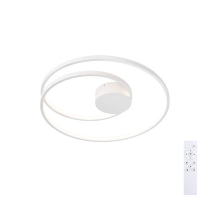 Brilagi - TWISTER dæmpbar LED-loftlampe LED/48W/230V 3000-6000K Ø 50 cm hvid + fjernbetjening