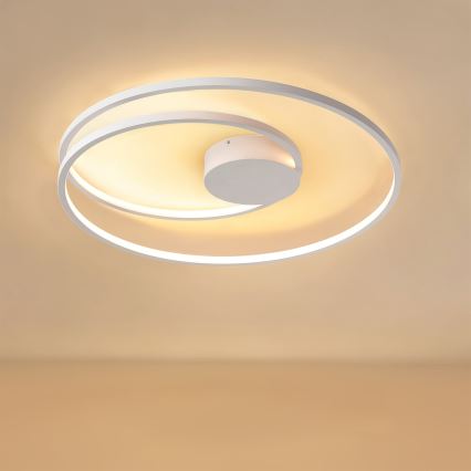 Brilagi - TWISTER LED dæmpbar loftlampe LED/75W/230V 3000-6000K Ø 70 cm hvid + fjernbetjening