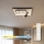 Brilagi - LED dæmpbar loftlampe UNITY LED/75W/230V + 1xGU10/3W 3000-6000K 50x50 cm hvid/sort + fjernbetjening
