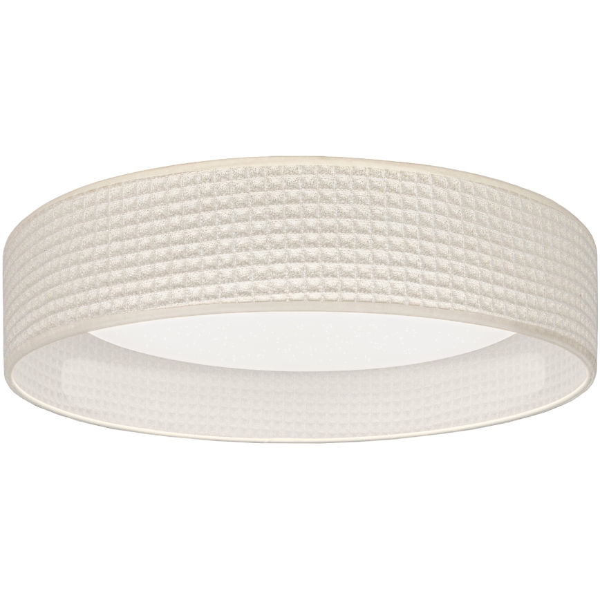 Brilagi - LED dæmpbar loftlampe VELVET SMARTIX STARS LED/36W/230V 3000-6000K Ø 55 cm cremefarvet Wi-Fi Tuya Beacon + fjernbetjening