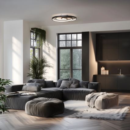 Brilagi - Dæmpbar LED-loftlampe VELO LED/52W/230V 38x48 cm 3000/4000/6000K + fjernbetjening