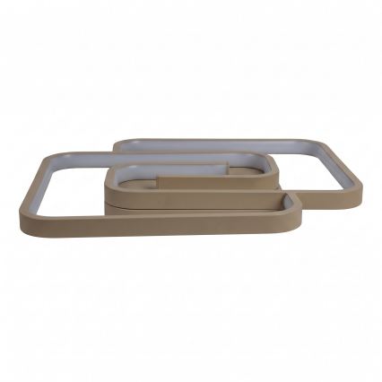 BRILAGI - LED-dæmpbar loftlampe VELO LED/64W/230V 3000-6500K 48x48 cm beige + fjernbetjening