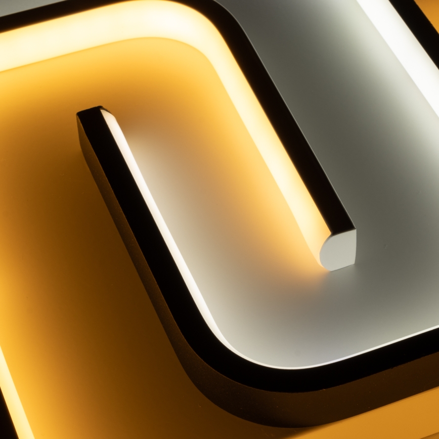 Brilagi - Dæmpbar LED-loftlampe VELO XL LED/98W/230V 3000-6500K 61x61 cm + fjernbetjening