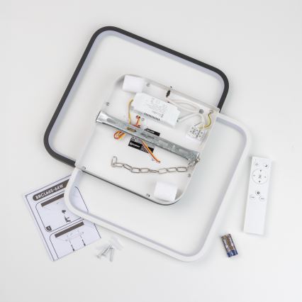 Brilagi - Dæmpbar LED-loftlampe VELO XL LED/98W/230V 3000-6500K 61x61 cm + fjernbetjening