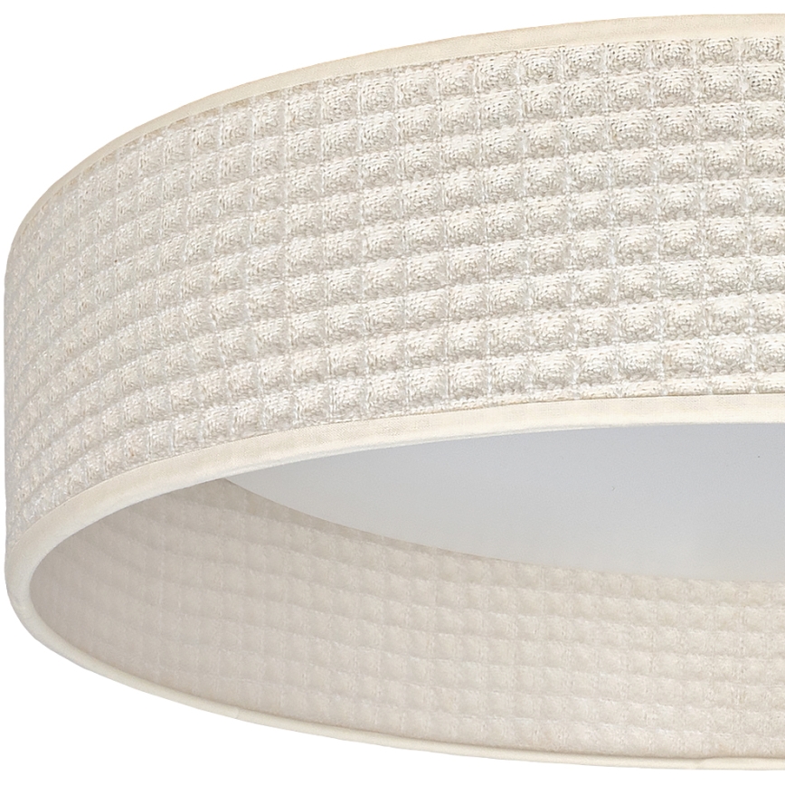 Brilagi - LED-dæmpbar loftlampe VELVET SMARTIX LED/36W/230V 3000–6000K Ø 55 cm cremefarvet Wi-Fi Tuya Beacon + fjernbetjening