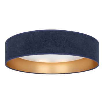 Brilagi - LED dæmpbar loftlampe VELVET SMARTIX LED/24W/230V 3000-6000K Ø 45 cm blå/guld Wi-Fi, Tuya Beacon + fjernbetjening