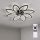 Brilagi - LED-dæmpbar loftsventilator LED/43 W/230 V 3000–6500 K Ø 90 cm sort + fjernbetjening