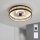 Brilagi - LED-dæmpbar loftventilator LED / 34 W / 230 V 3000–6500 K Ø 50 cm sort/guld inkl. fjernbetjening