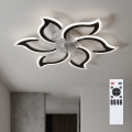 Brilagi - LED-dæmpbar loftventilator LED/34W/230V 3000-6500K Ø 83 cm sort + fjernbetjening