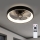 Brilagi - LED-dæmpbar loftventilator LED/34W/230V Ø 50 cm sort + fjernbetjening