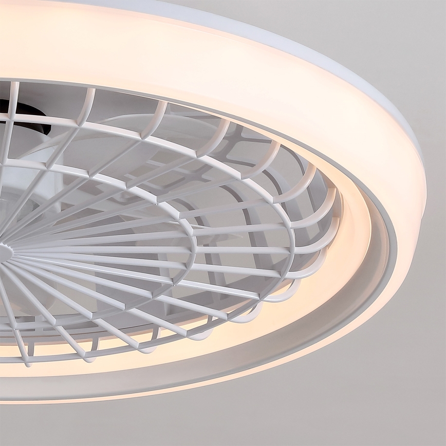 Brilagi - LED-dæmpbar loftventilator LED/40W/230V 3000-6500K Ø 48 cm hvid + fjernbetjening