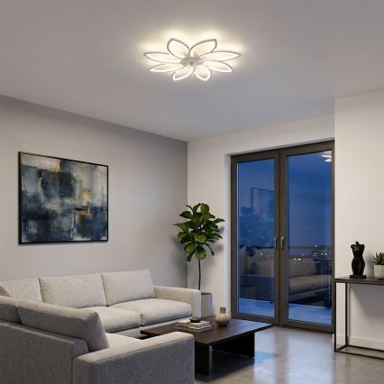 Brilagi - LED dæmpbar loftventilator LED/43W/230V 3000-6500K Ø 90 cm hvid + fjernbetjening