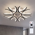 Brilagi - LED-dæmpbar loftventilator LED/70 W/230 V 3000–6500 K Ø 76 cm sort + fjernbetjening