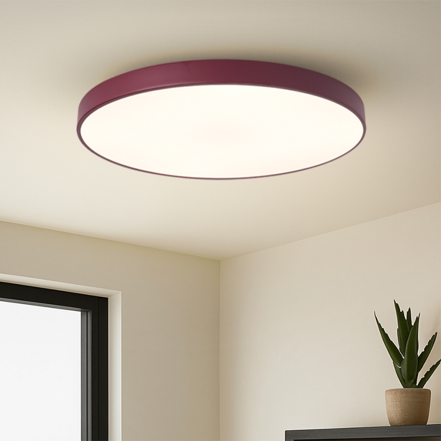Brilagi - Dæmpbar LED-armatur POOL SMART LED/100W/230V Ø 80 cm 3000–6000K Wi‑Fi Tuya + fjernbetjening bordeaux
