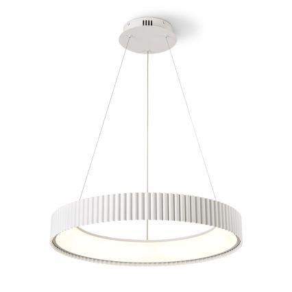 Brilagi - Dæmpbar LED-pendel på wire FALCON MODERN LED/54W/230V Ø 60 cm hvid + fjernbetjening