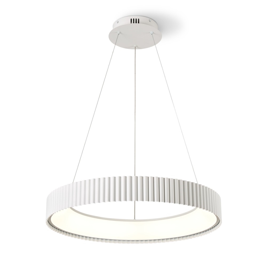 Brilagi - Dæmpbar LED-pendel på wire FALCON MODERN LED/54W/230V Ø 60 cm hvid + fjernbetjening