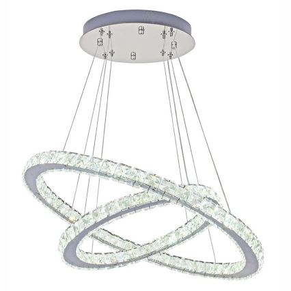 Brilagi - LED-dæmpbar lysekrone på wire COSMOWAVE LED/115W/230V 3000-6500K + fjernbetjening