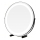Brilagi - LED dæmpbar makeup-spejl FLORIDA LED/17W/230V 3000/4000/6500K Ø 42 cm sort