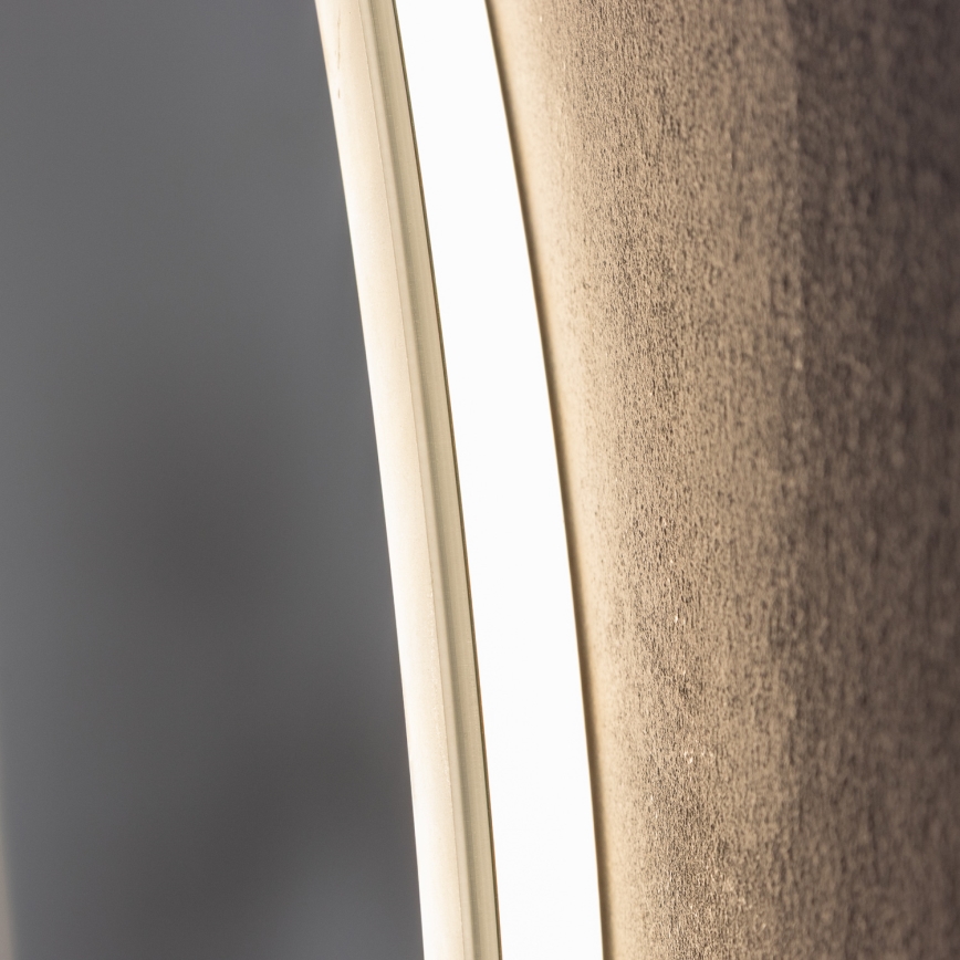 Brilagi - LED Opvarmet badeværelsesspejl CLARA ECO LED/12W/230V pr. 60 cm IP44 CRI 90 dæmpbart + CCT