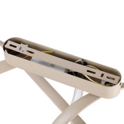 Brilagi - Dæmpbar LED-plafondlampe TWISTER LED/60W/230V 3000-6000K beige + fjernbetjening