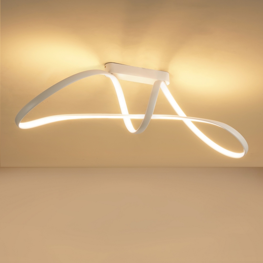 Brilagi - LED dæmpbar loftlampe TWISTER LED/60W/230V 3000-6000K hvid + fjernbetjening