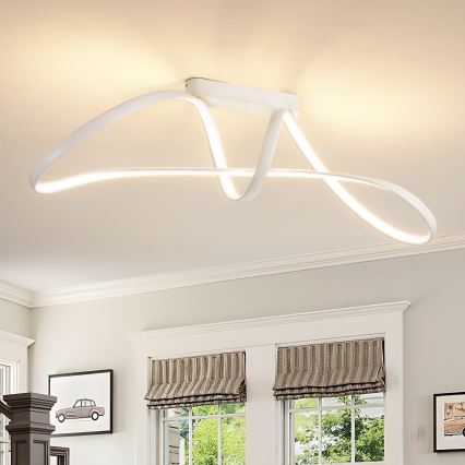 Brilagi - LED dæmpbar loftlampe TWISTER LED/60W/230V 3000-6000K hvid + fjernbetjening