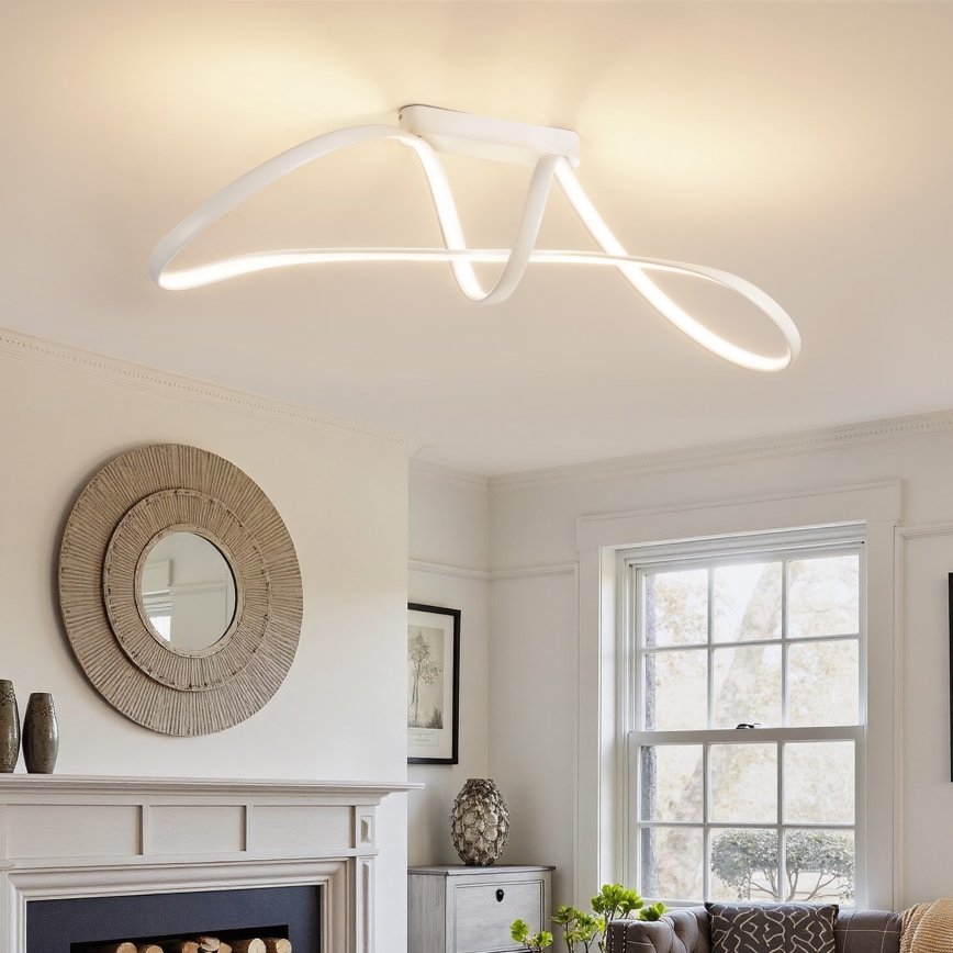 Brilagi - LED dæmpbar loftlampe TWISTER LED/60W/230V 3000-6000K hvid + fjernbetjening