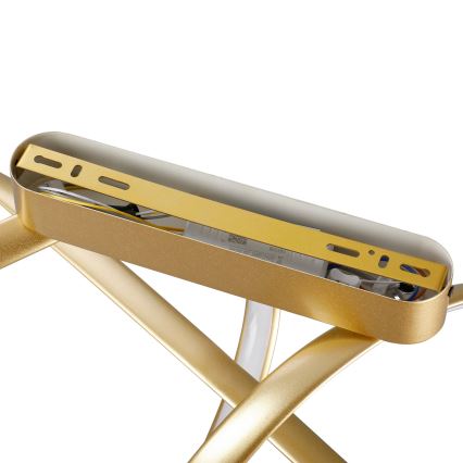 Brilagi - LED dæmpbar overflademonteret loftlampe TWISTER LED/60W/230V 3000-6000K guld + fjernbetjening