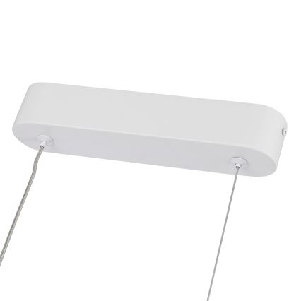 Brilagi - LED dæmpbar pendel på wire TWISTER LED/60W/230V 3000-6000K hvid + fjernbetjening