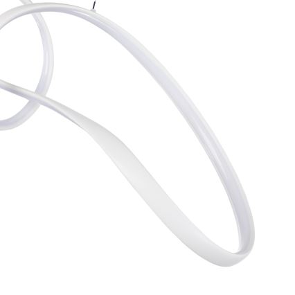 Brilagi - LED dæmpbar pendel på wire TWISTER LED/60W/230V 3000-6000K hvid + fjernbetjening