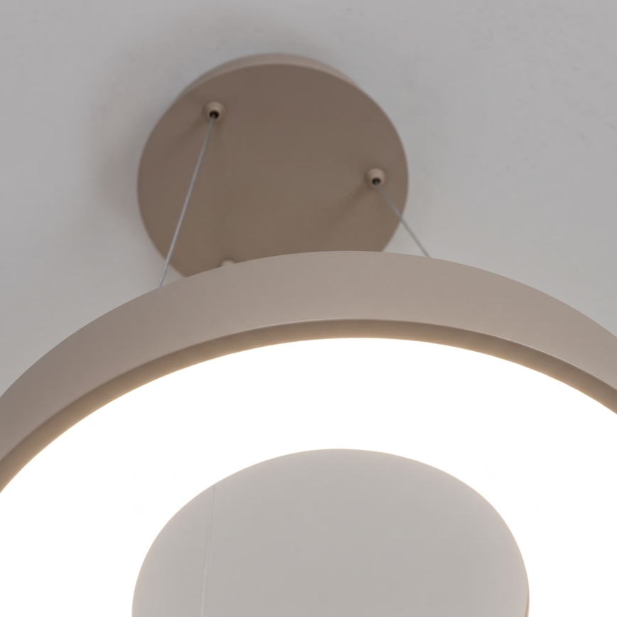 BRILAGI - Dæmpbar LED-pendel på wire FALCON II LED/67W/230V 3000-6500K Ø 40 cm beige + fjernbetjening