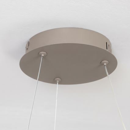 BRILAGI - Dæmpbar LED-pendel på wire FALCON II LED/67W/230V 3000-6500K Ø 40 cm beige + fjernbetjening