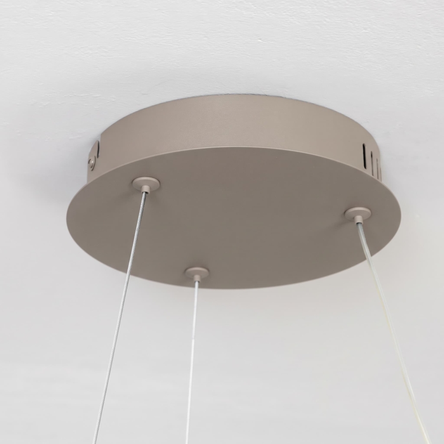 BRILAGI - Dæmpbar LED-pendel på wire FALCON II LED/67W/230V 3000-6500K Ø 40 cm beige + fjernbetjening