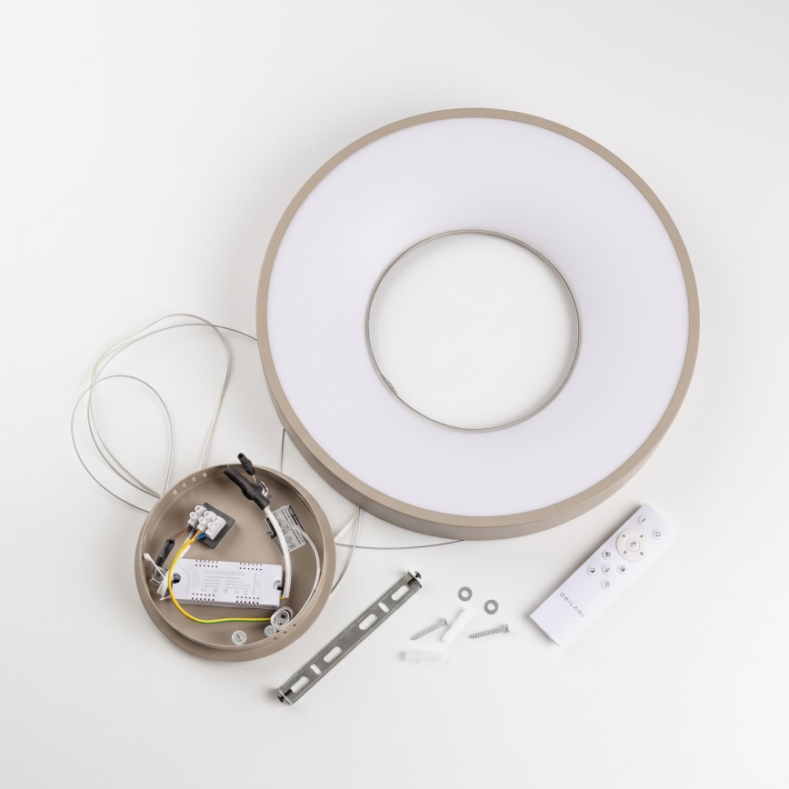 BRILAGI - Dæmpbar LED-pendel på wire FALCON II LED/67W/230V 3000-6500K Ø 40 cm beige + fjernbetjening