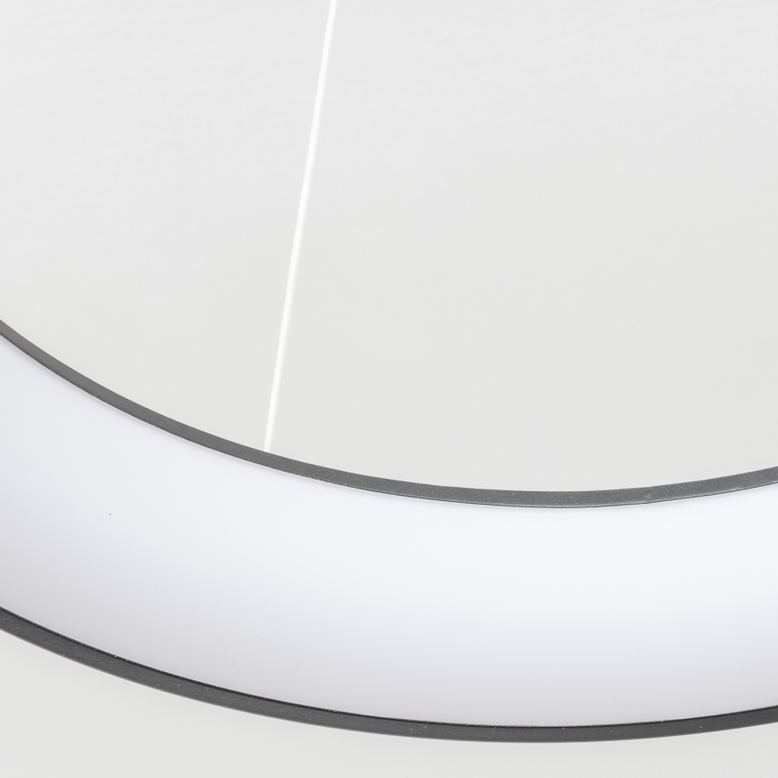 BRILAGI - Dæmpbar LED-pendel med wireophæng FALCON II LED/99W/230V 3000-6500K Ø 60 cm sort + fjernbetjening
