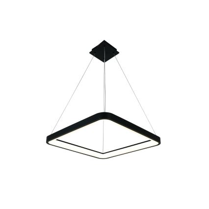 Brilagi - LED dæmpbar pendel på wire FALCON SLIM LED/50W/230V 3000-6500K 50x50 cm sort + fjernbetjening