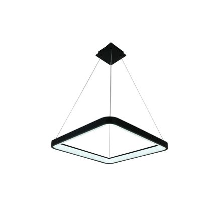 Brilagi - LED dæmpbar pendel på wire FALCON SLIM LED/50W/230V 3000-6500K 50x50 cm sort + fjernbetjening
