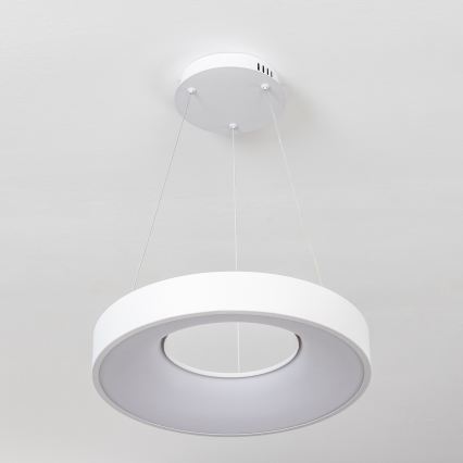 Brilagi - LED-dæmpbar pendel med wire FALCON II LED/67W/230V 3000-6500K Ø 40 cm hvid + fjernbetjening