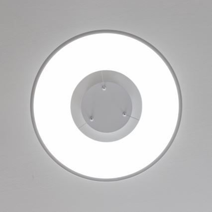 Brilagi - LED-dæmpbar pendel med wire FALCON II LED/67W/230V 3000-6500K Ø 40 cm hvid + fjernbetjening